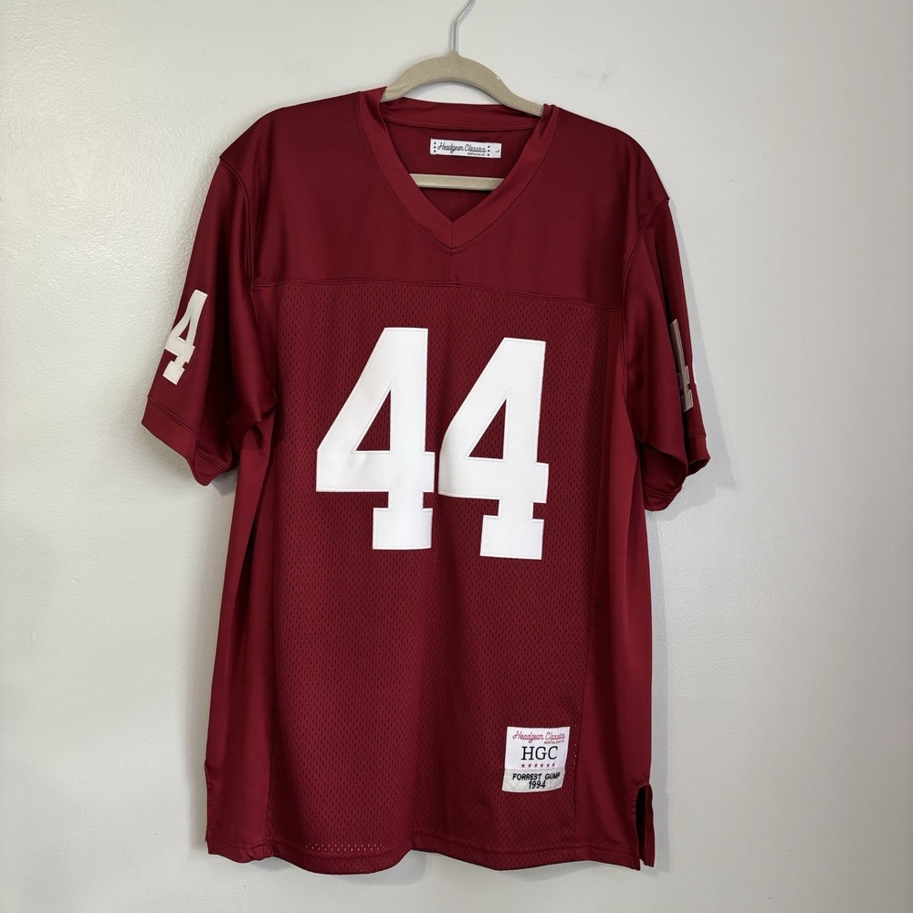 Alabama Crimson Tide Vintage Forest Gump #44 Jersey Sz Large Headgear Classics